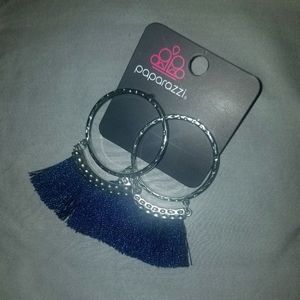 Paparazzi Hoop Tassell Earings